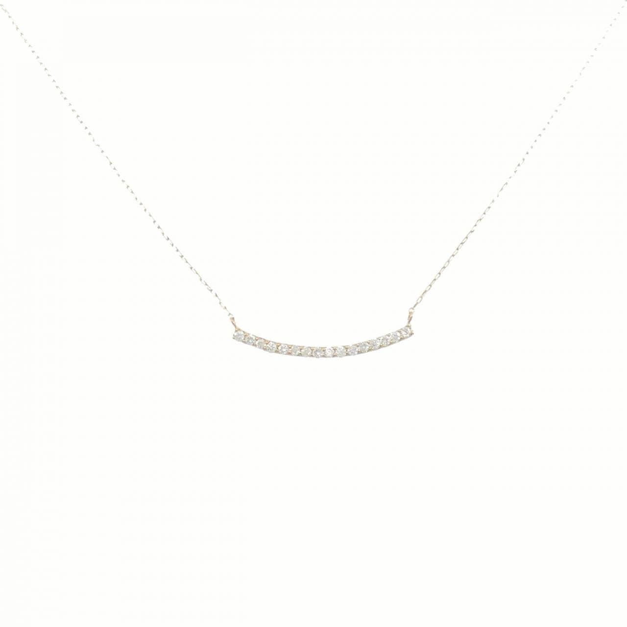 【リメイク】K18YG ダイヤモンド ネックレス 0.20CT