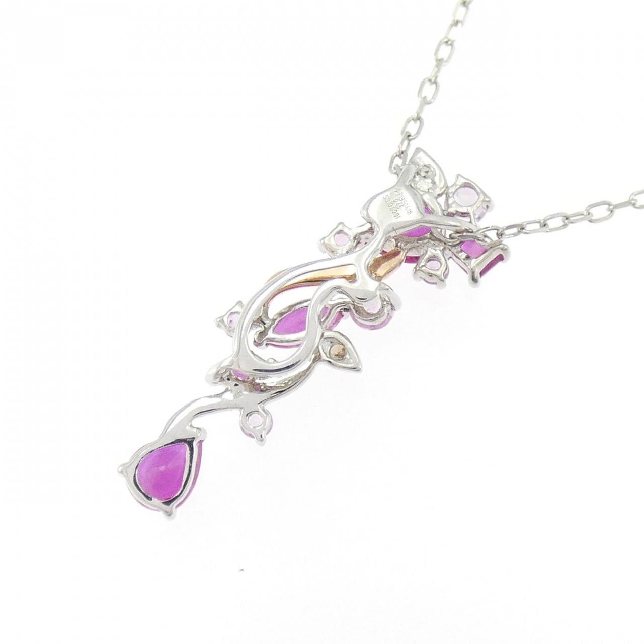 ジーエスティービー カラーストーン ネックレス