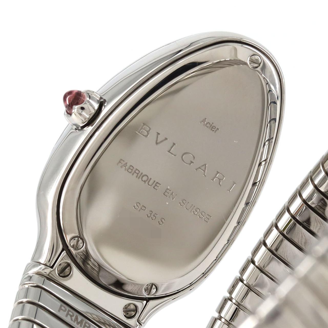 ブルガリ セルペンティトゥボガス Lサイズ SP35S/SP35BSS.1T/102826 SS クォーツ