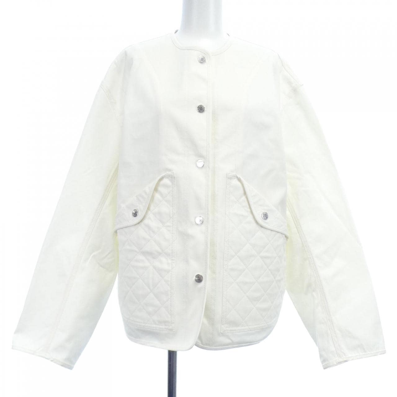 HERMES HERMES COLLARLESS JACKET