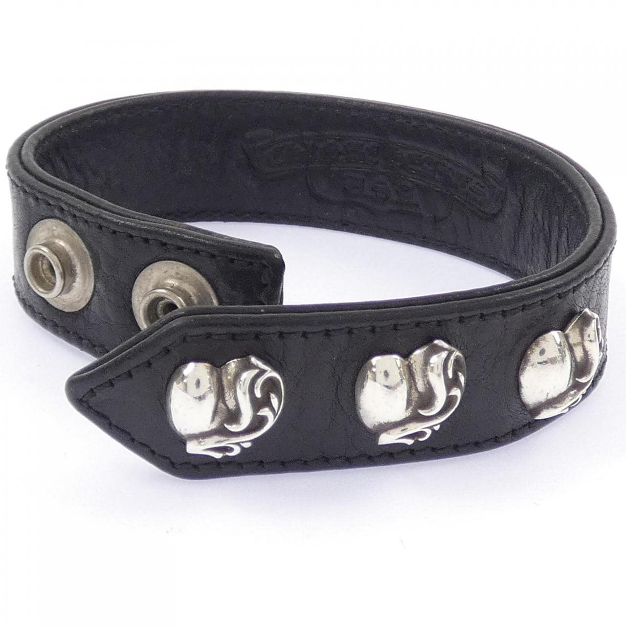 クロムハーツ CHROME HEARTS 3BTN/2SNP HEART 2354 304 9330 0900 BRACELET