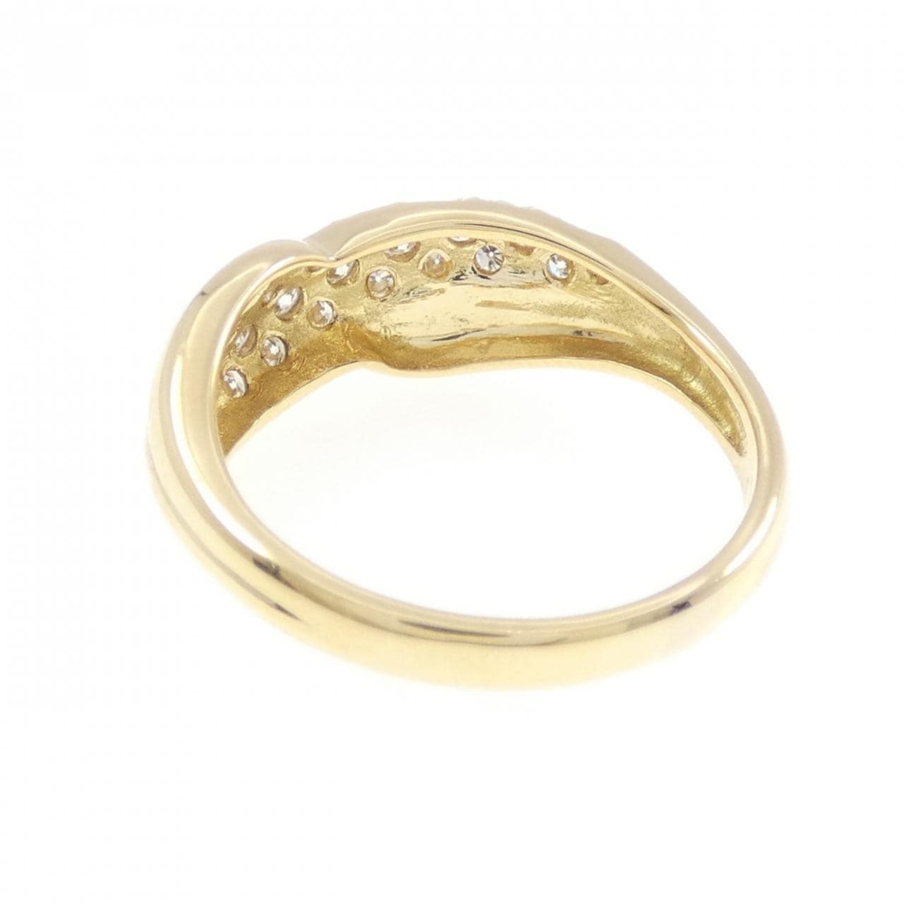 K18YG ダイヤモンド リング 0.36CT