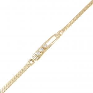 K18YG ダイヤモンド ブレスレット 0.44CT