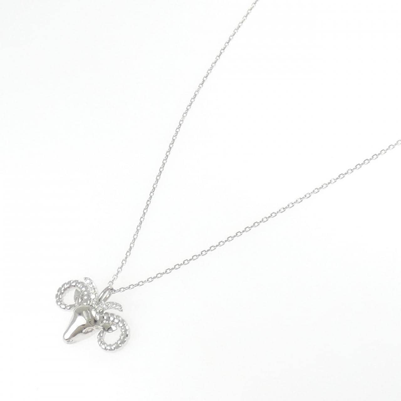 PT900/PT850 ダイヤモンド ネックレス 0.05CT