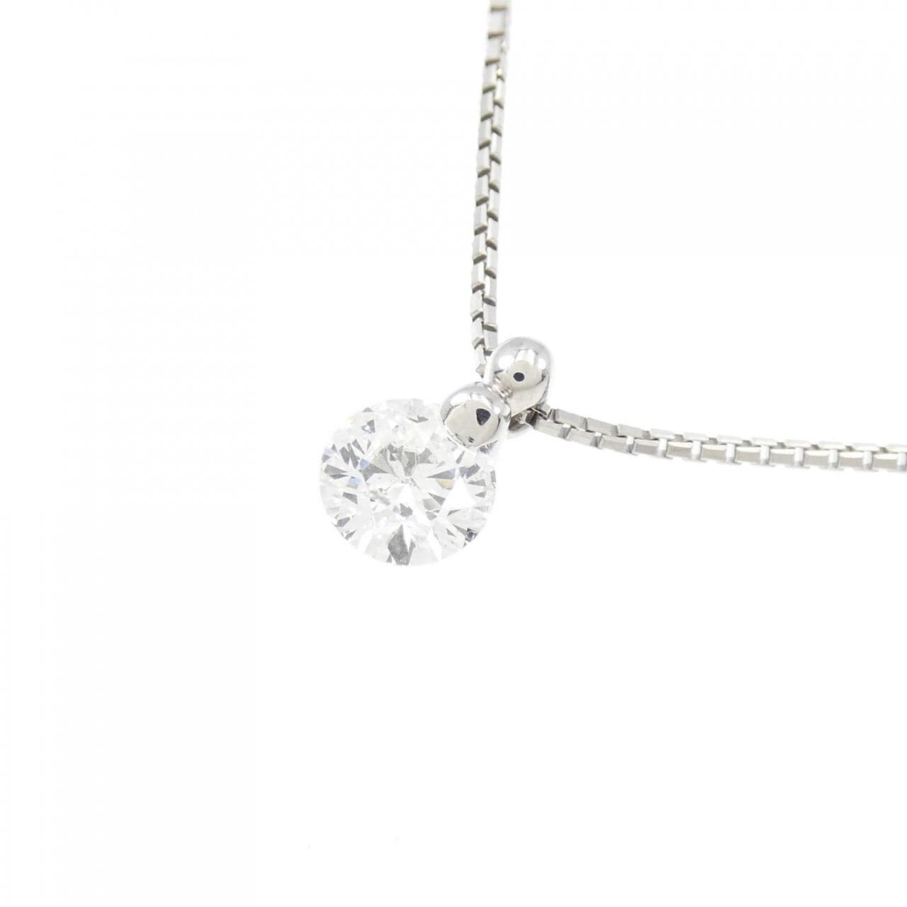 PT Solitaire Diamond Necklace 0.761CT