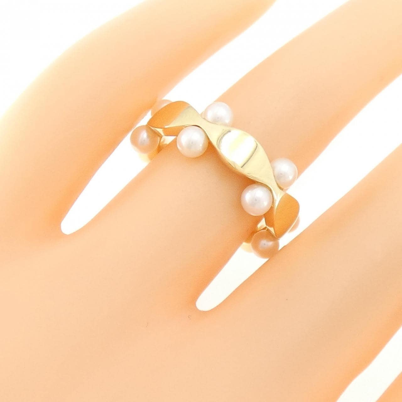 MIKIMOTO Akoya珍珠戒指