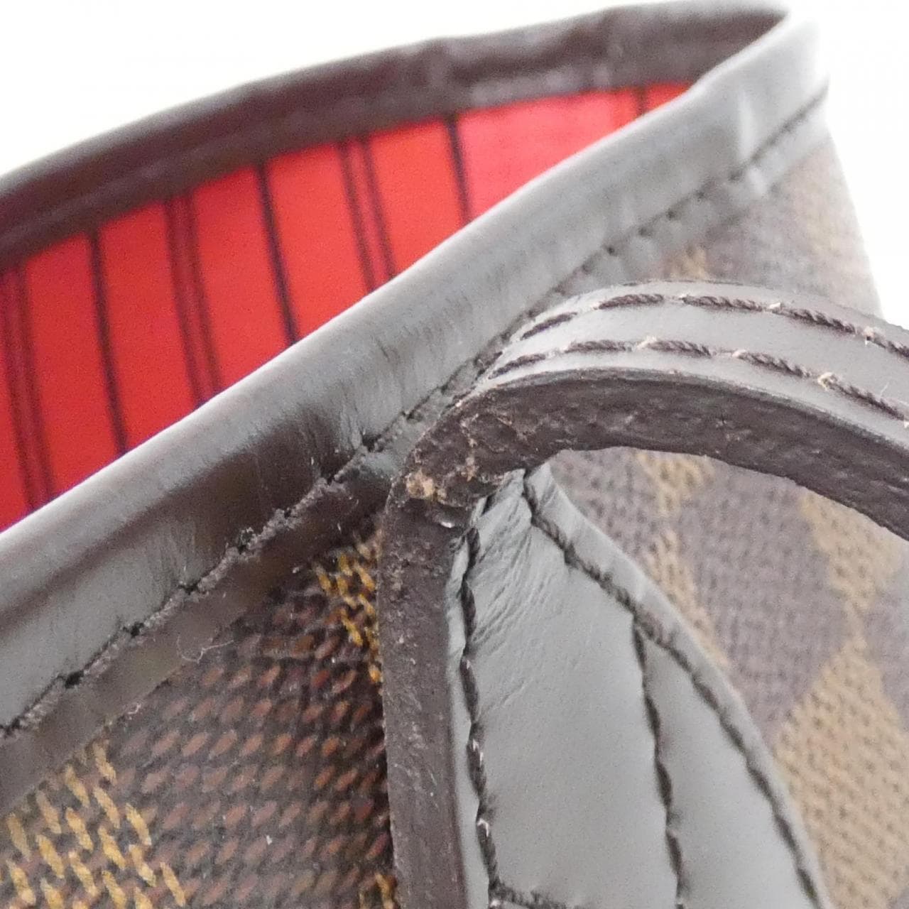 LOUIS VUITTON Damier Neverfull 中号包 N41358