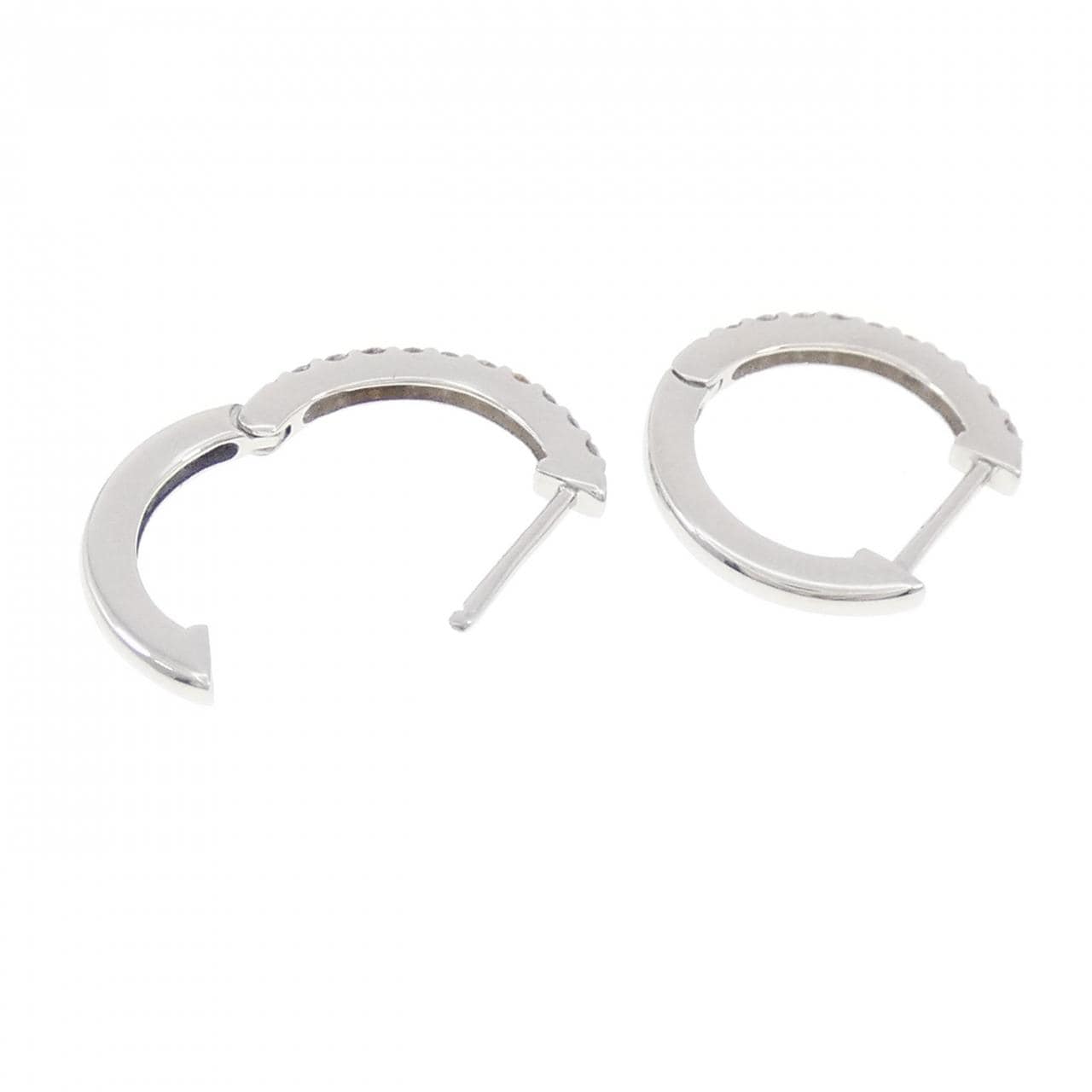 [新品] PT900 環狀鑽石耳環 0.20CT