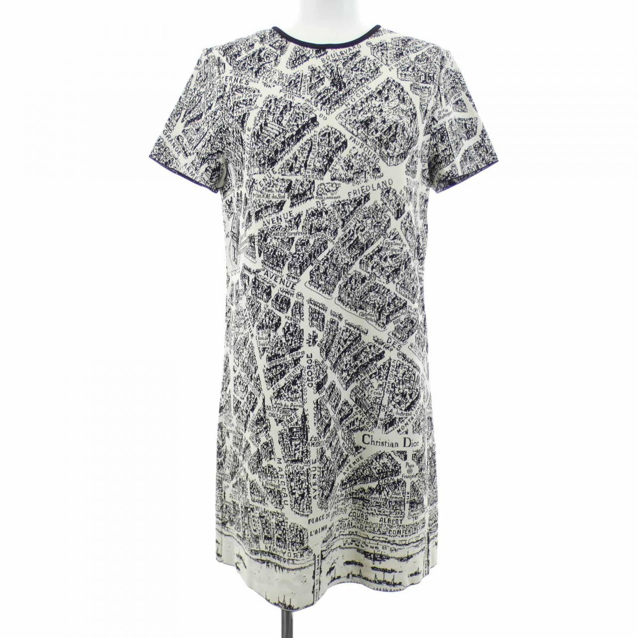 クリスチャンディオール CHRISTIAN DIOR PLAN DE PARIS テクニカル メッシュ 324R03AM505 ワンピース