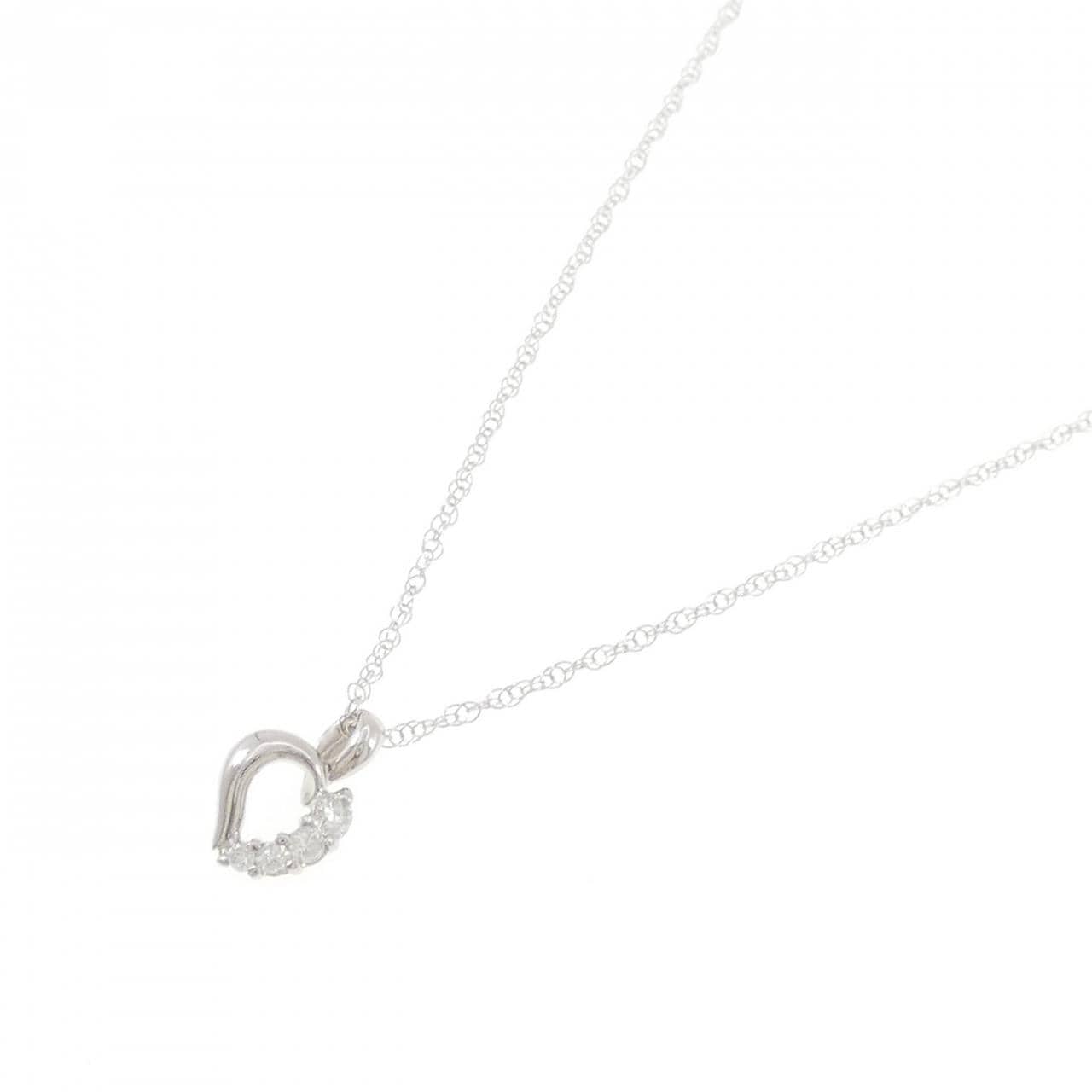 PT900/PT850 ダイヤモンド ネックレス 0.12CT