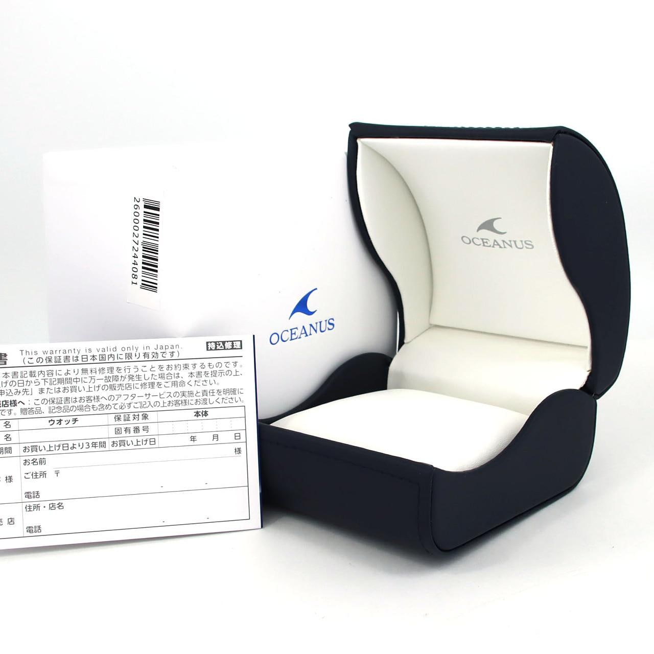 カシオ オシアナスマンタ 電波時計 OCW-S400-3AJF TI ソーラークォーツ