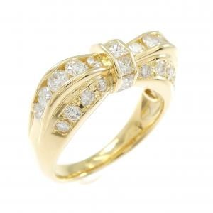 K18YG ダイヤモンド リング 1.20CT