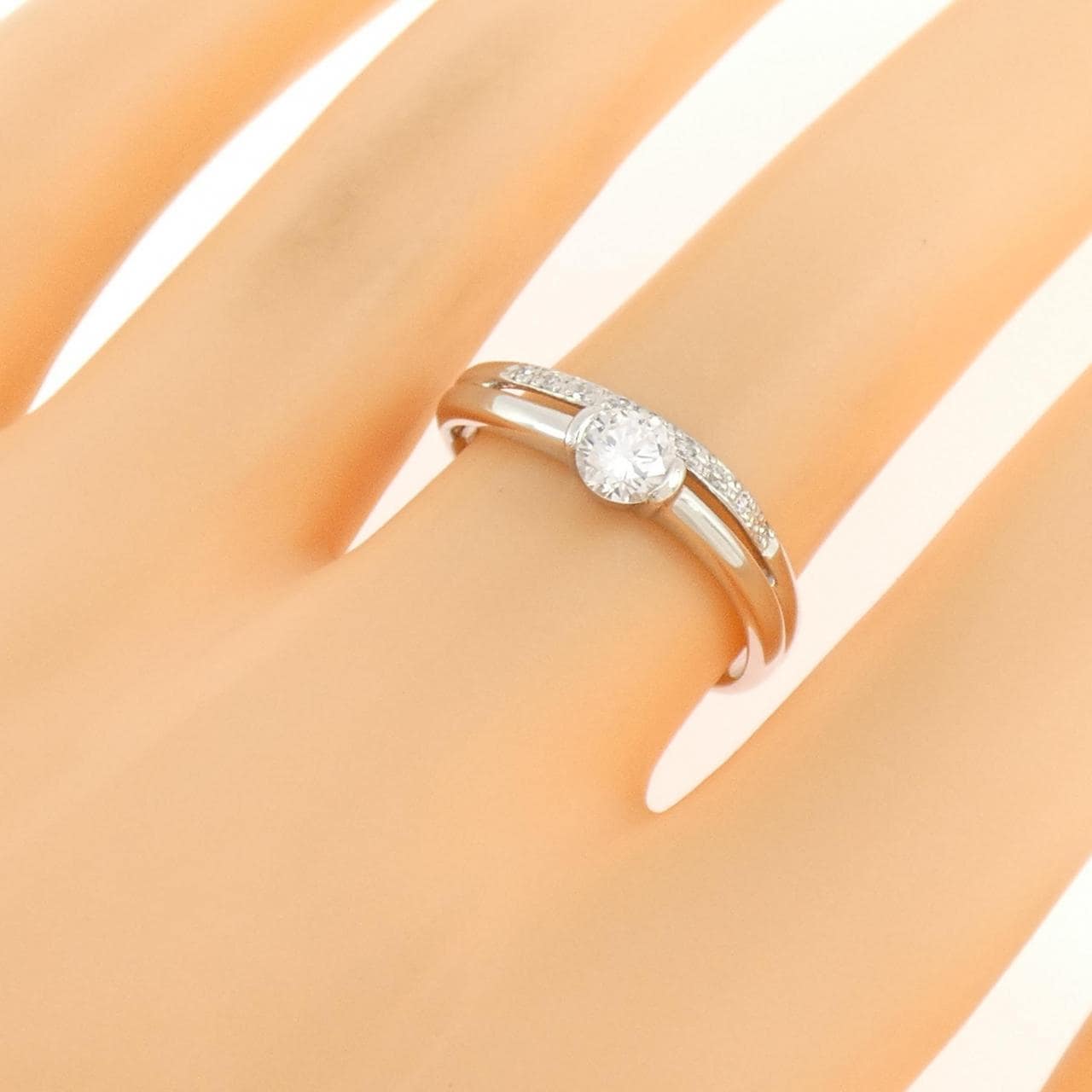 PT900 ダイヤモンド リング 0.37CT