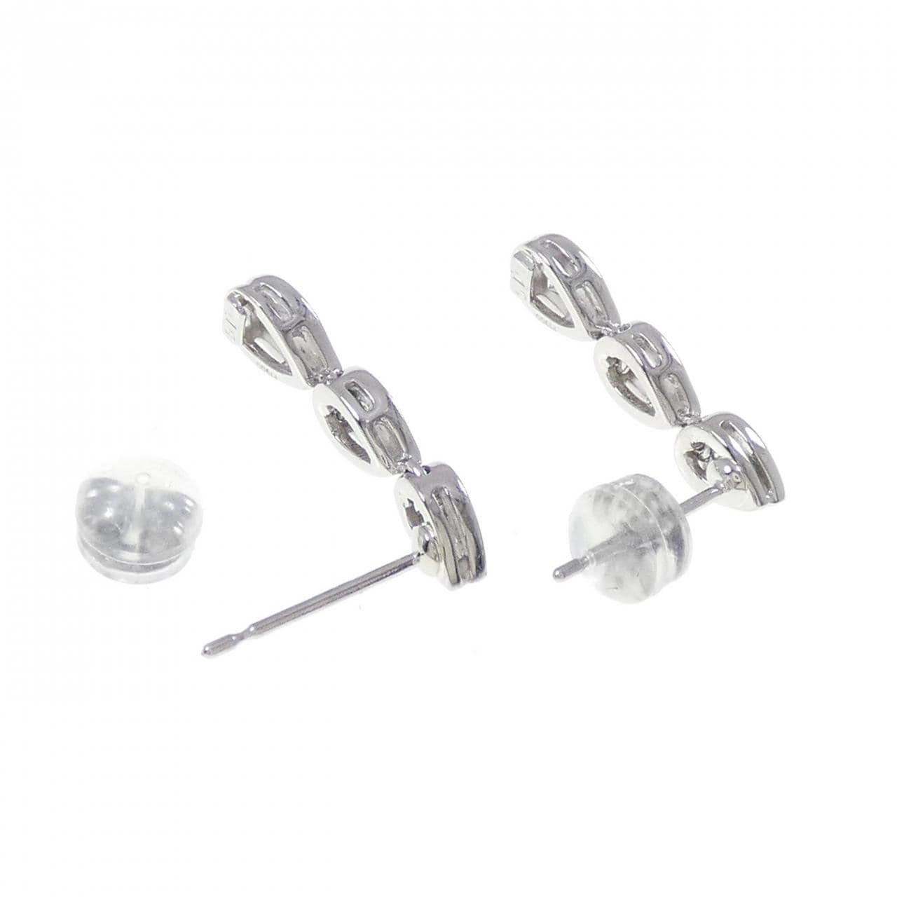 PT900 ダイヤモンド ピアス 0.30CT