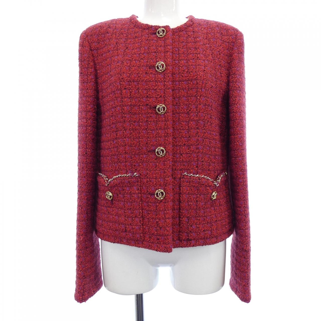 シャネル CHANEL LOOK7 P75484V60450 23B ノーカラージャケット
