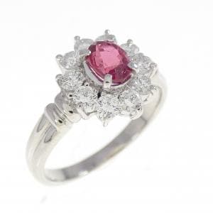 PT900 ルビー リング 0.50CT