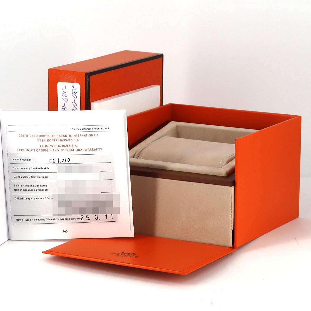 エルメス ケープコッド ･8P CC1.210 SS クォーツ