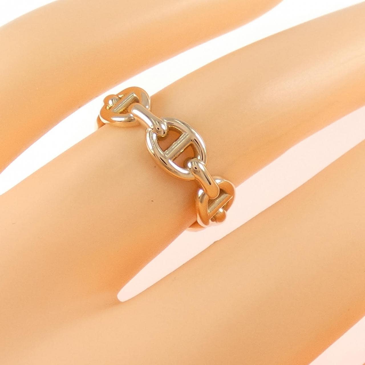 HERMES Chène d'Angle Anchenée Ring