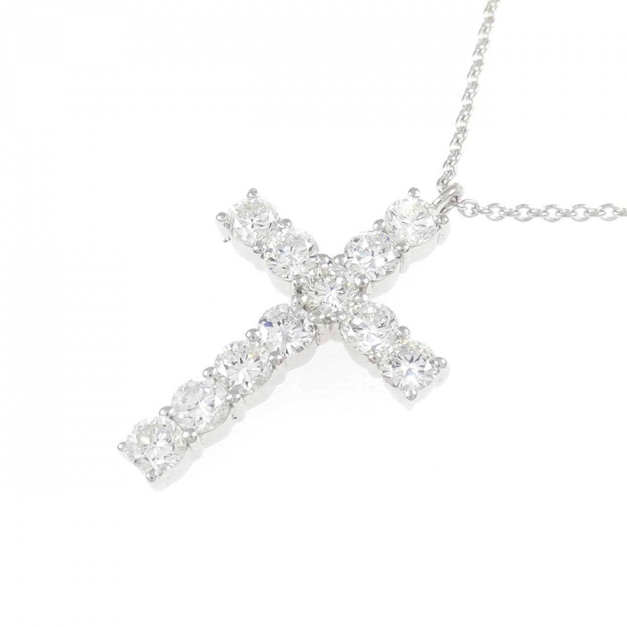 ヴァンドーム クロス ネックレス 0.92CT