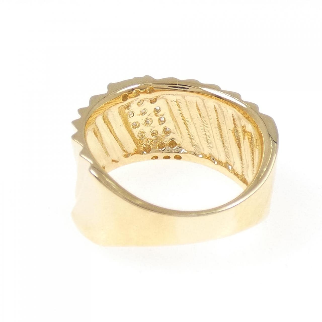 K18YG ダイヤモンド リング 0.28CT
