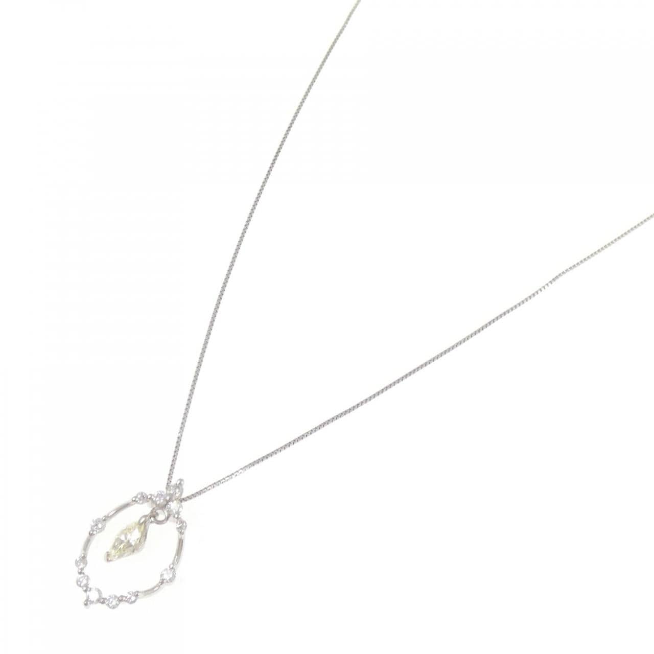 PT900/PT850 ダイヤモンド ネックレス 0.225CT