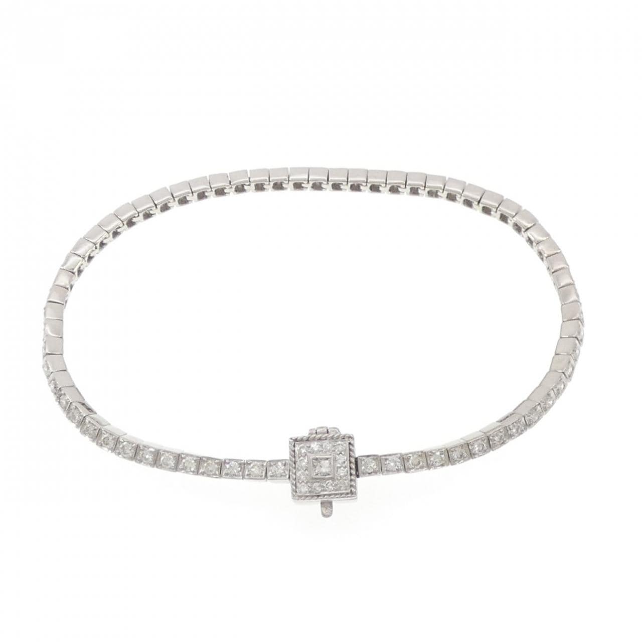 K18WG ダイヤモンド ブレスレット 1.50CT