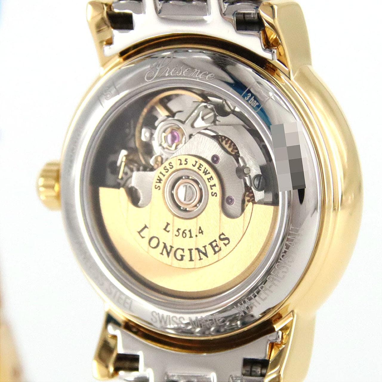 【新品】ロンジン プレザンス コンビ L4.321.2.32.7 WG 自動巻