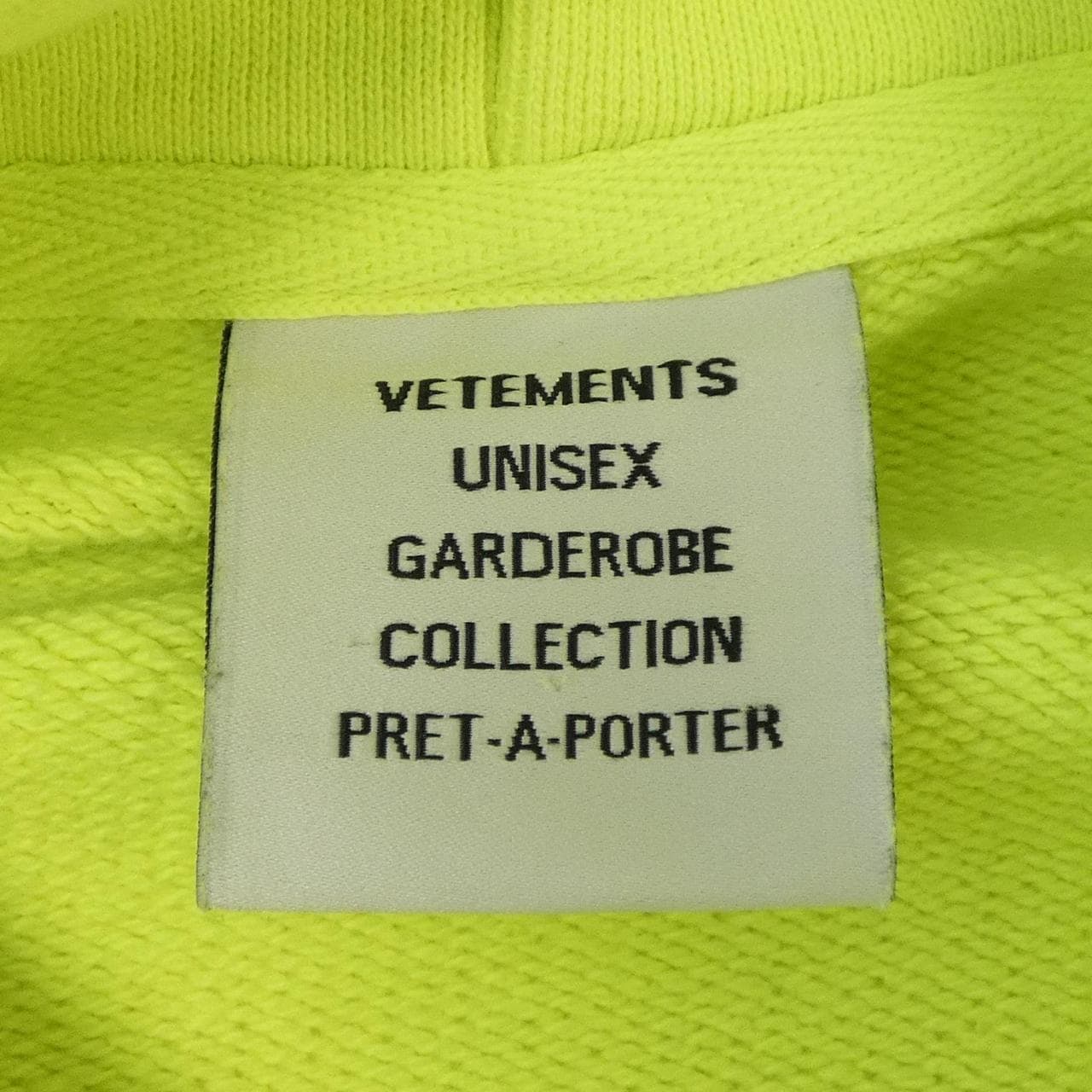 VETEMENTS UA52TR710 男女通用连PARKER