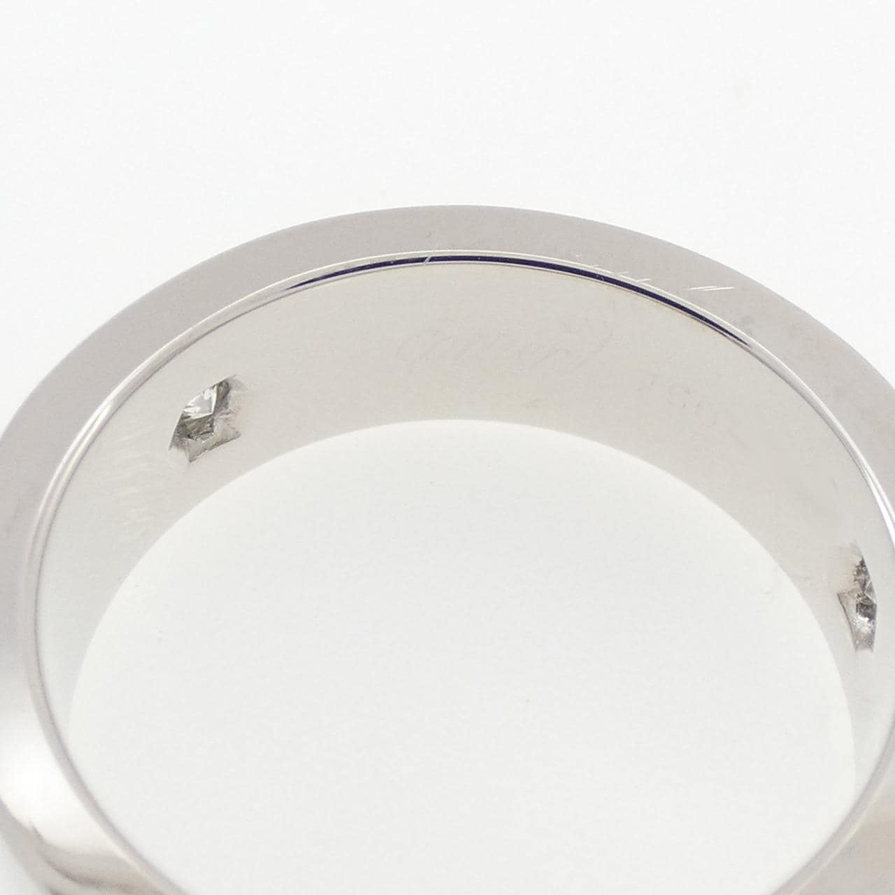 カルティエ ラブ ハーフダイヤ リング