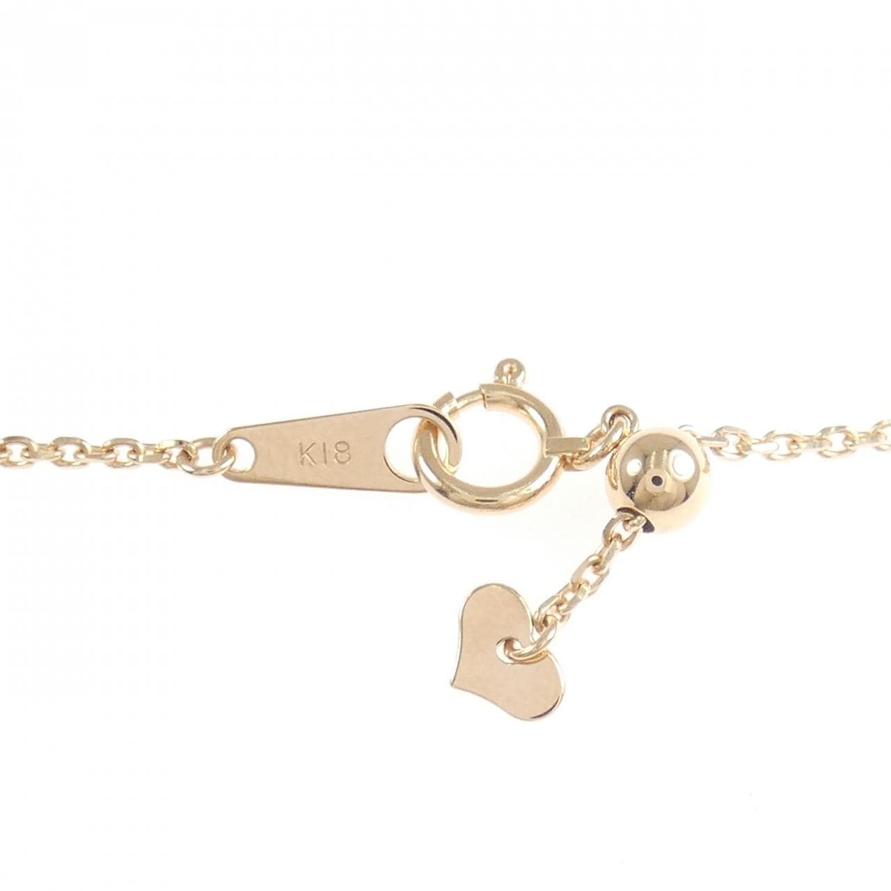 K18PG ダイヤモンド ブレスレット 0.02CT