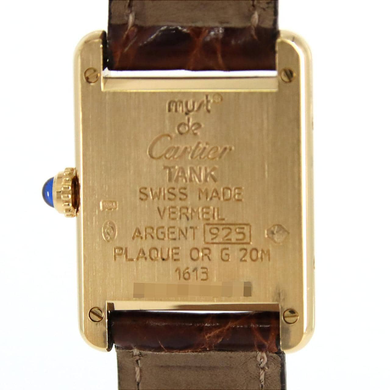 カルティエ マストタンクSM GP W1003153 GP クォーツ