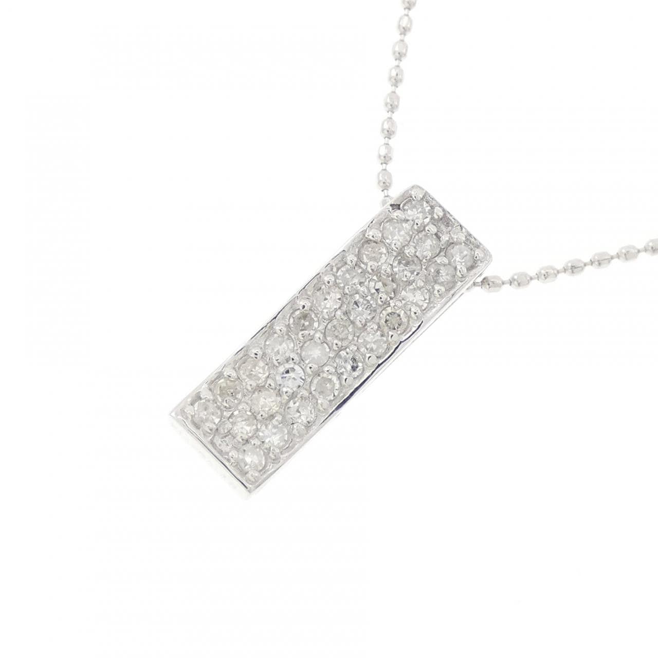 K14WG ダイヤモンド ネックレス 0.20CT