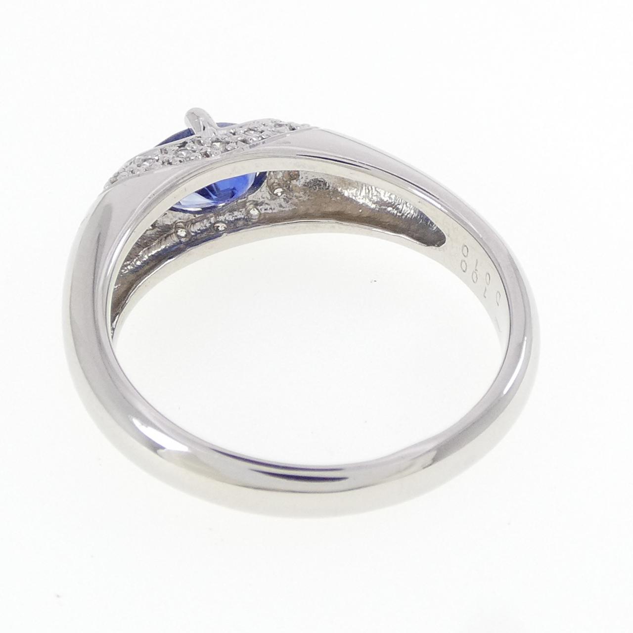 PT900 サファイヤ リング 1.00CT