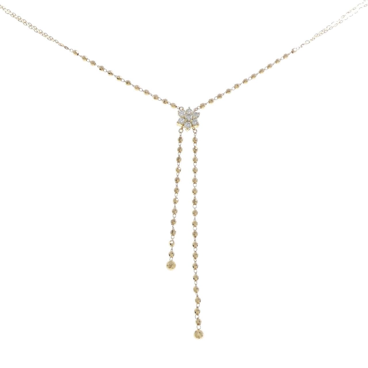 K18YG ダイヤモンド ネックレス 0.27CT