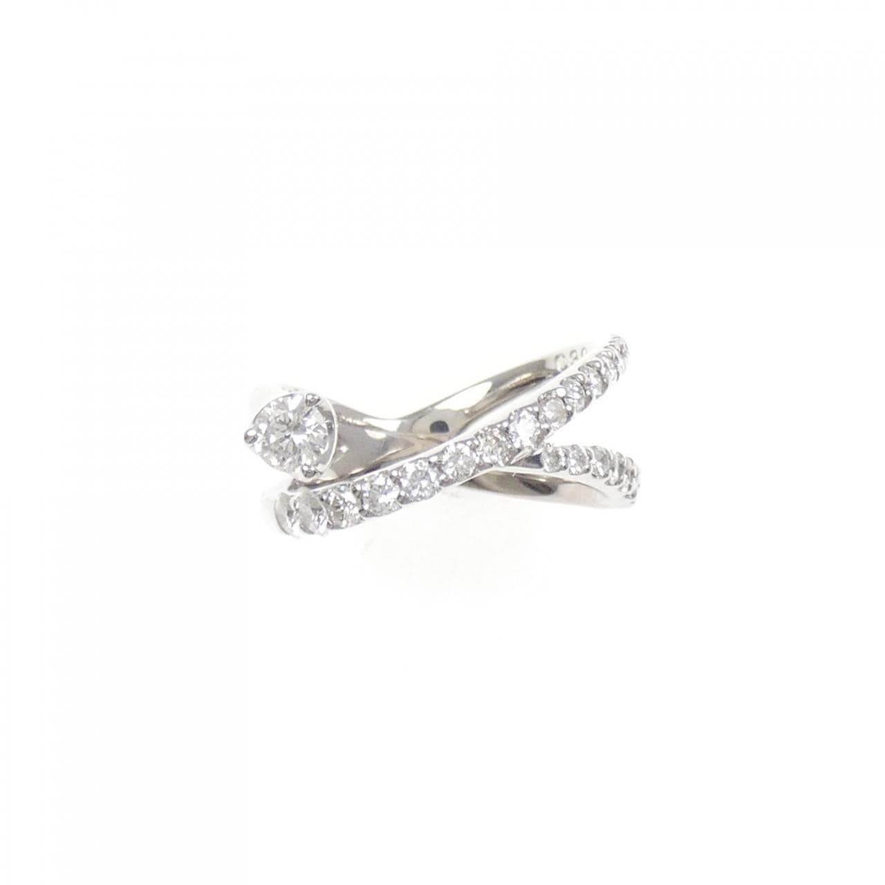 K18WG ダイヤモンド リング 0.15CT