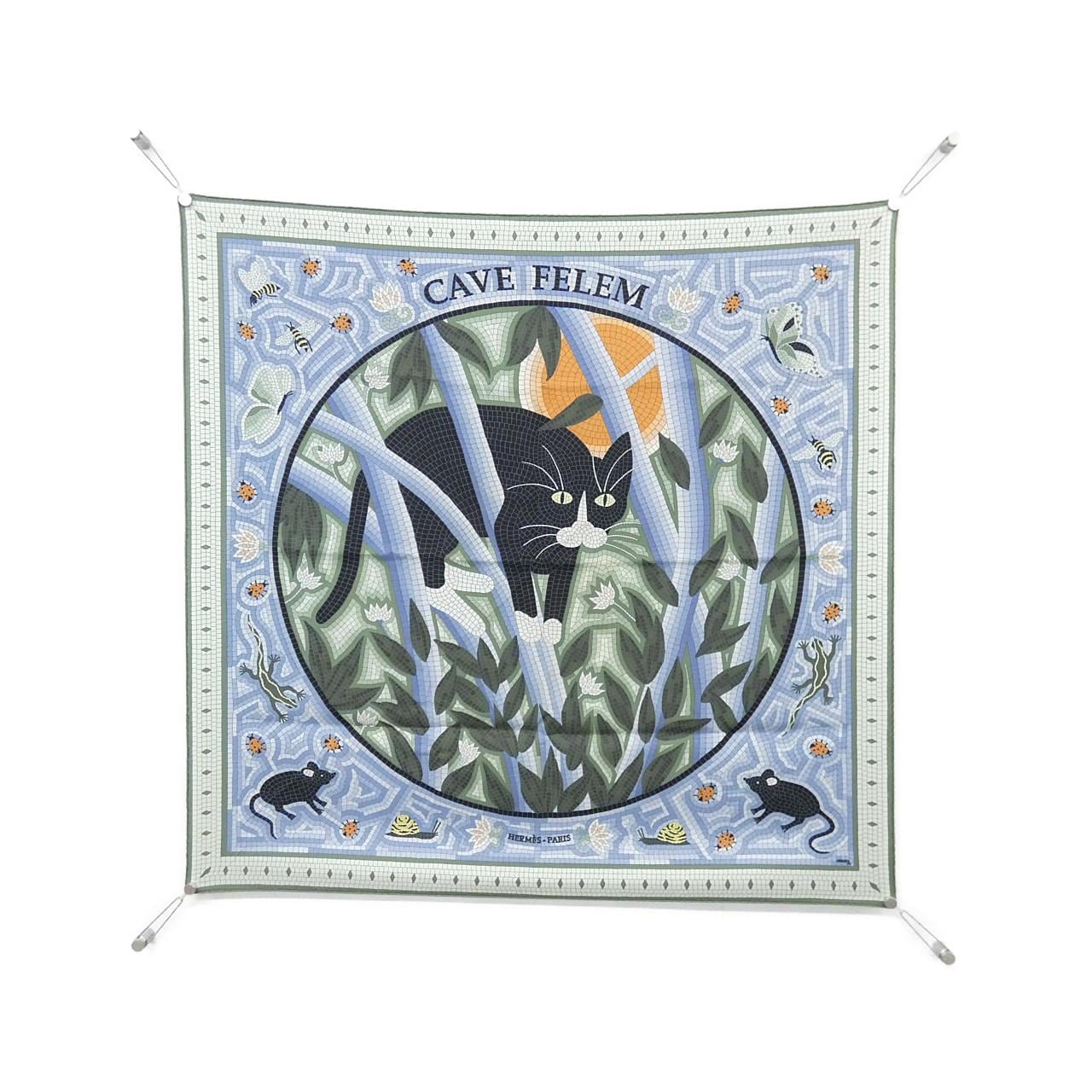 エルメス CAVE FELEM カレ スカーフ