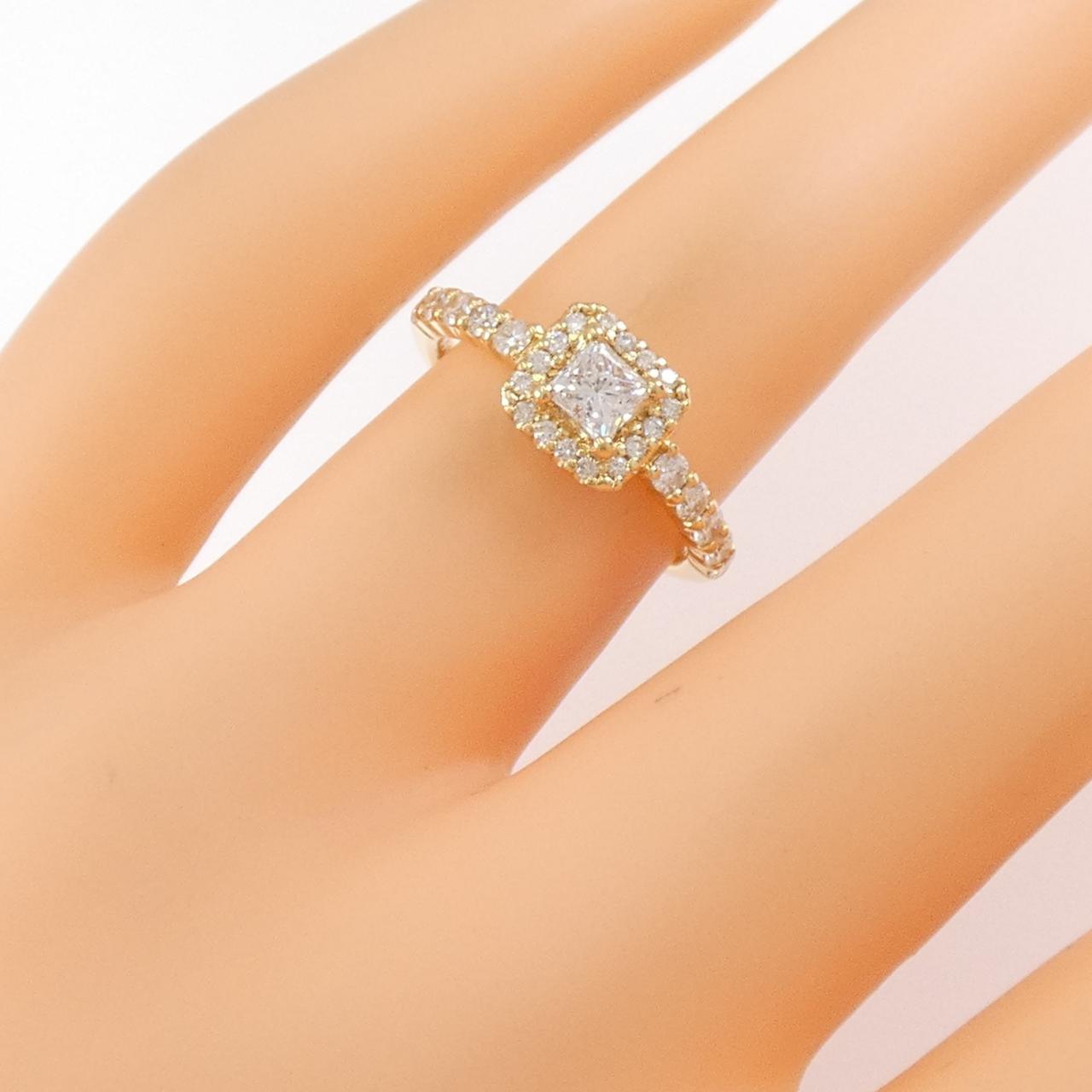 K18YG ダイヤモンド リング 0.308CT