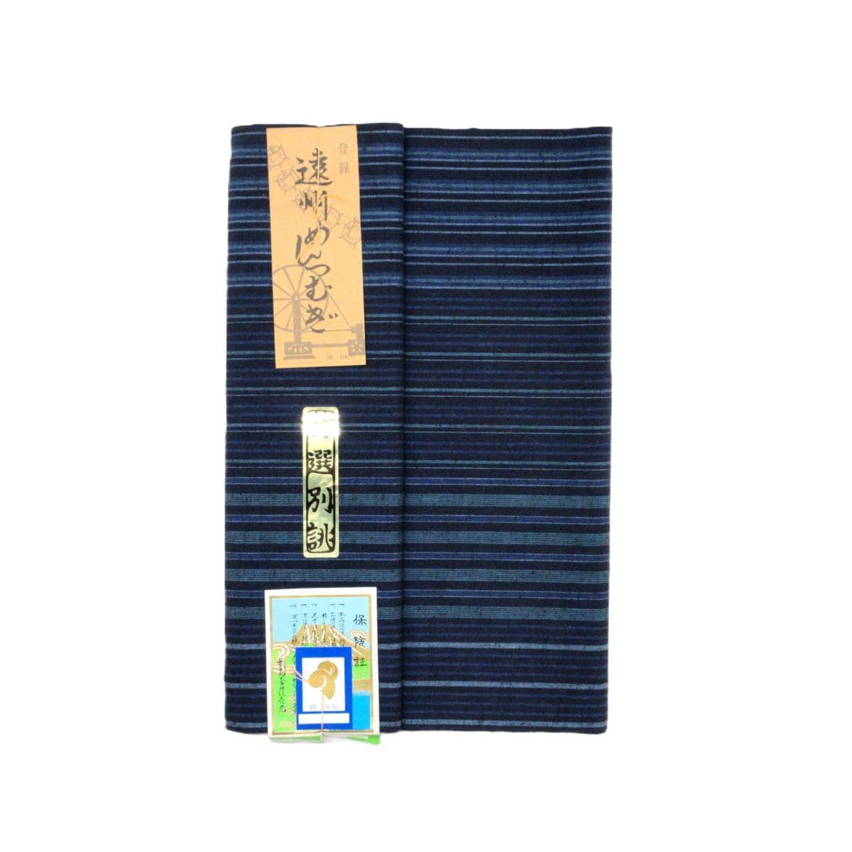 【未使用品】着尺反物　遠州めんつむぎ