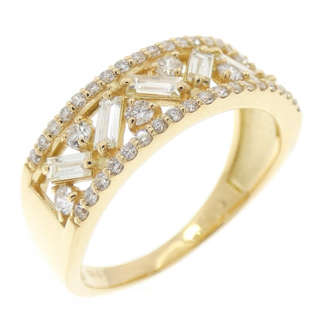 [BRAND NEW] K18YG Diamond ring 0.70CT