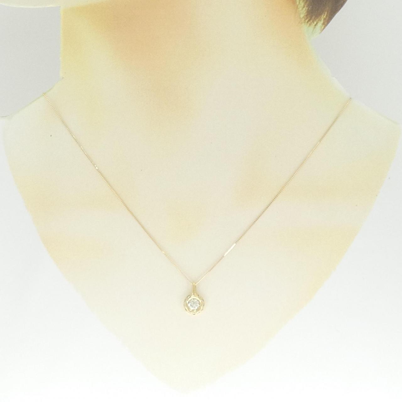 K18YG ダイヤモンド ネックレス 0.380CT