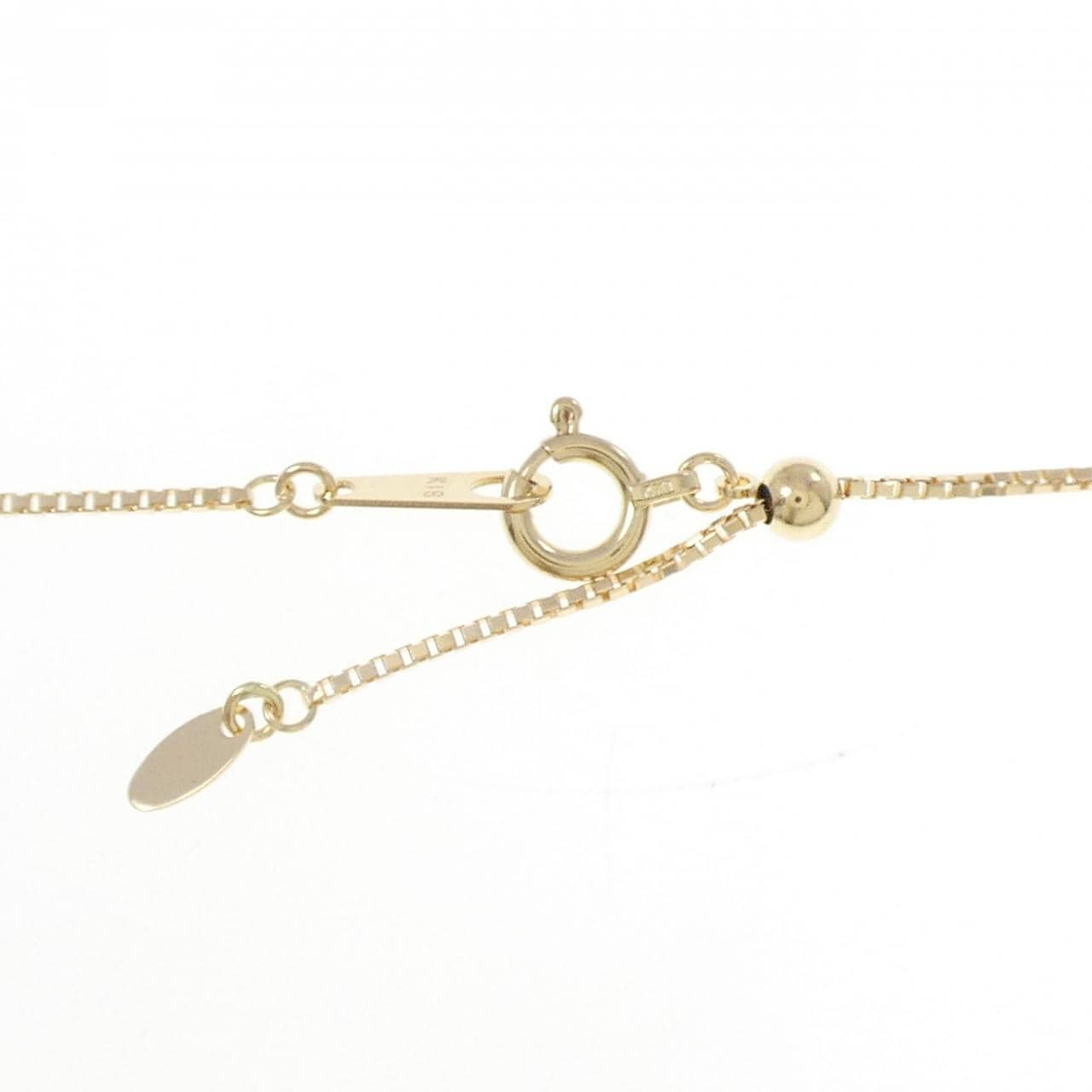 K18YG 白蝶パール ネックレス 12.3mm