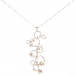 K18PG ダイヤモンド ネックレス 2.65CT