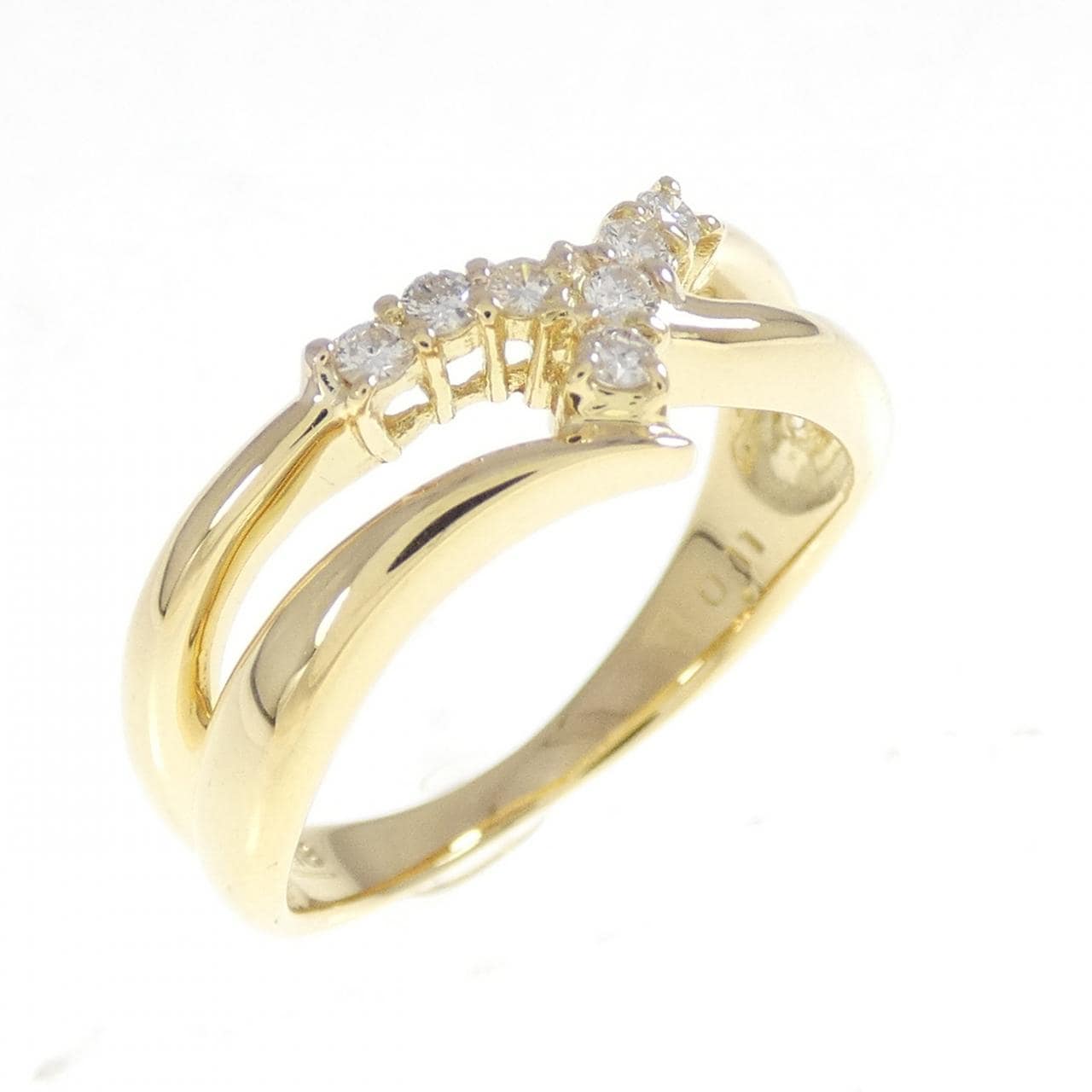 K18YG ダイヤモンド リング 0.11CT