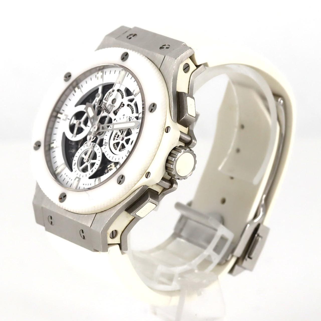 【ノーメンテナンス還元価格】ウブロ ビッグバン･アエロバンオールホワイト LIMITED 311.SH.2010.RW.JSM12 SSXセラミック 自動巻
