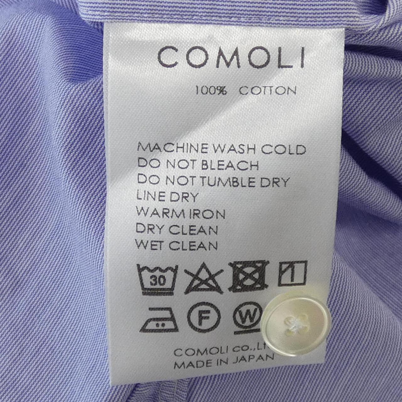 コモリ COMOLI W03-02002 シャツ