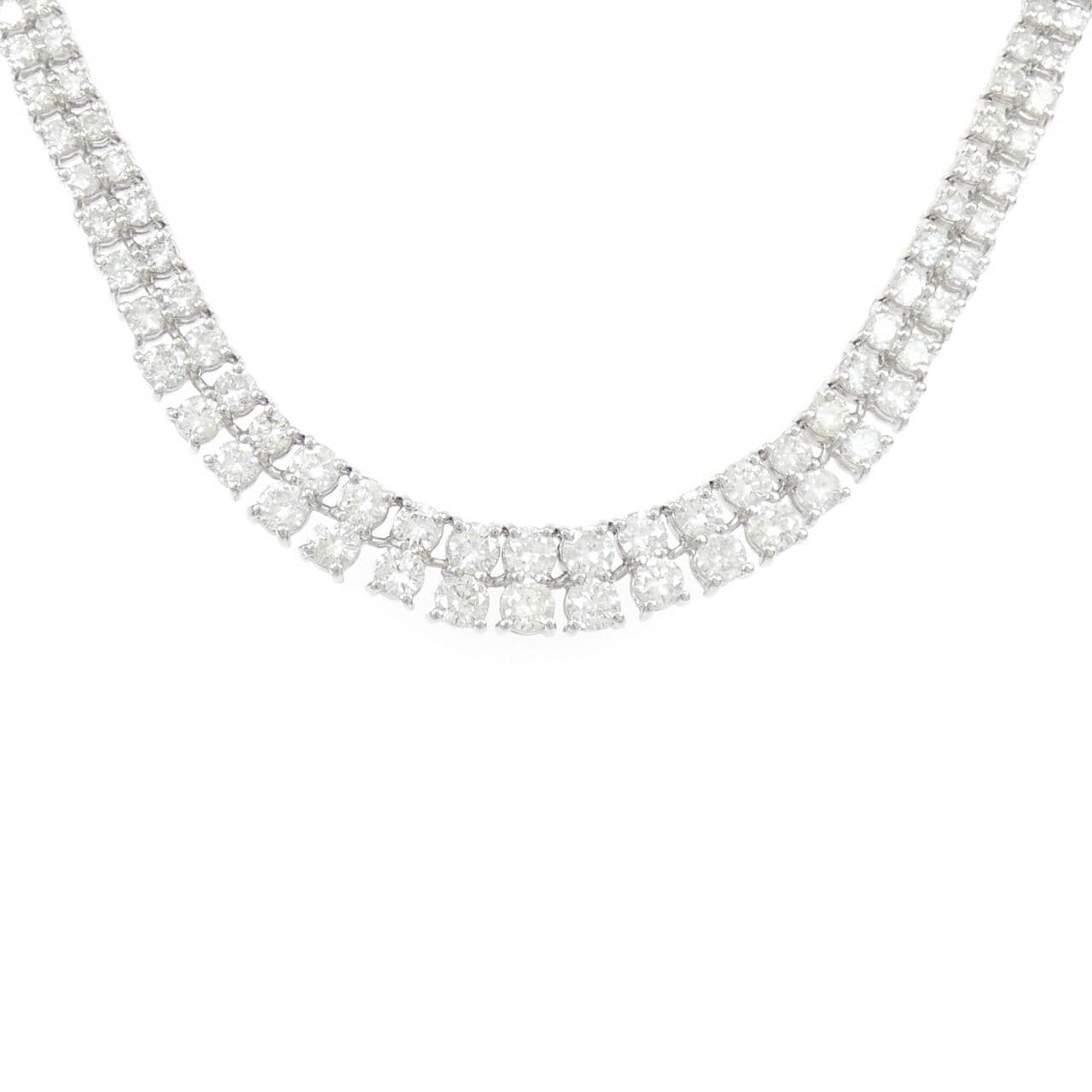 PT850 ダイヤモンド ネックレス 10.00CT