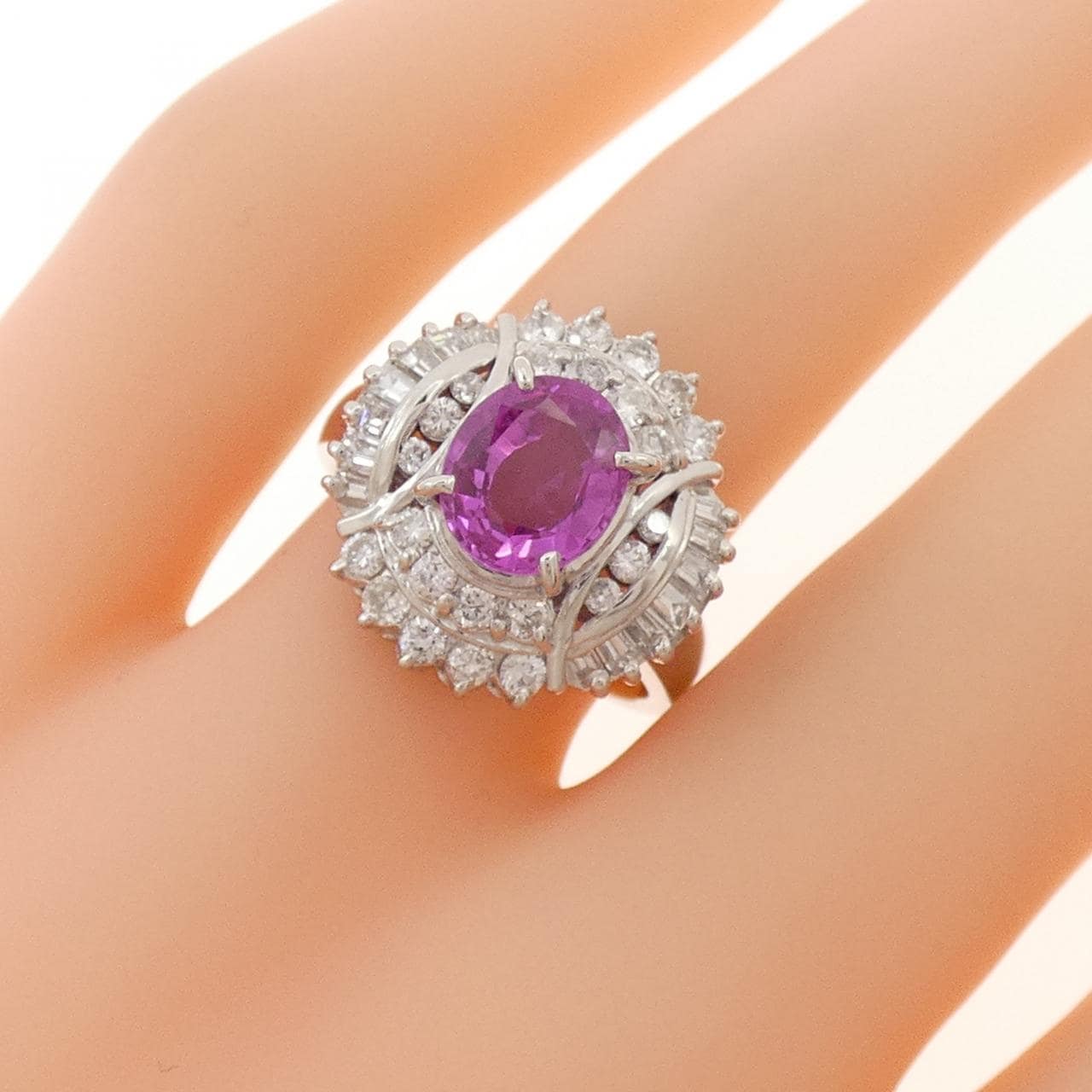PT900 サファイヤ リング 1.73CT