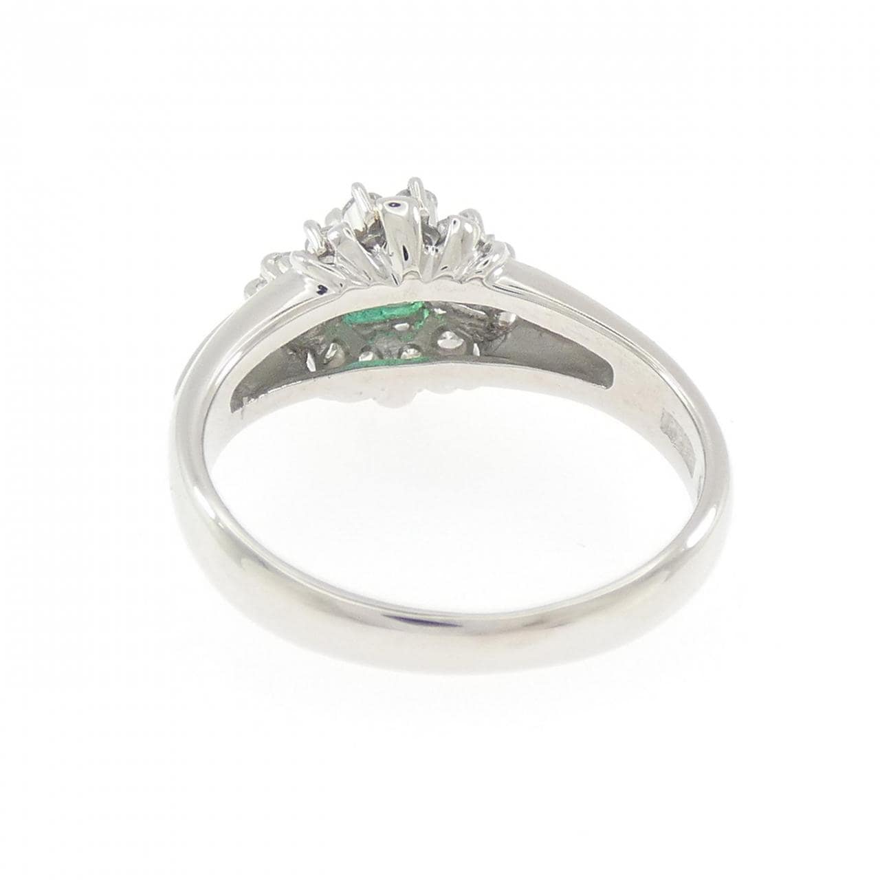 PT900 エメラルド リング 0.28CT