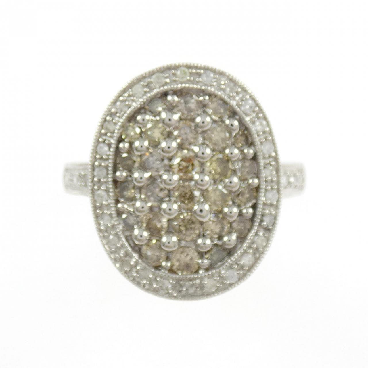 K18WG ダイヤモンド リング 1.00CT