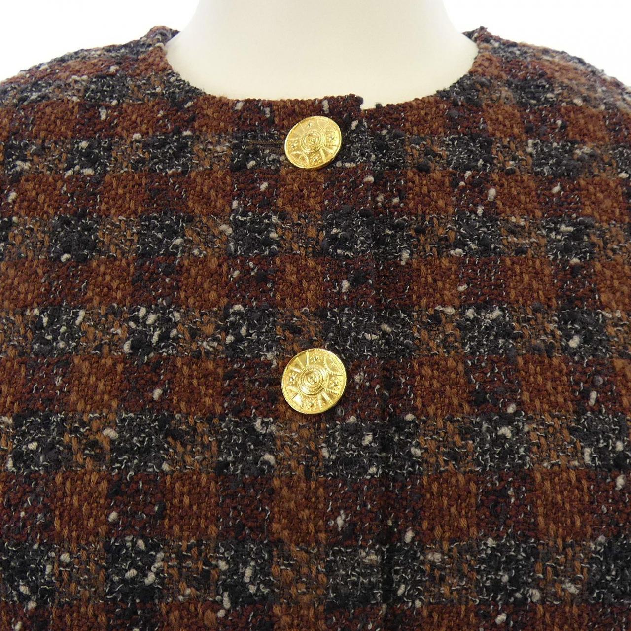 【ヴィンテージ】シャネル CHANEL 21161876 ノーカラージャケット